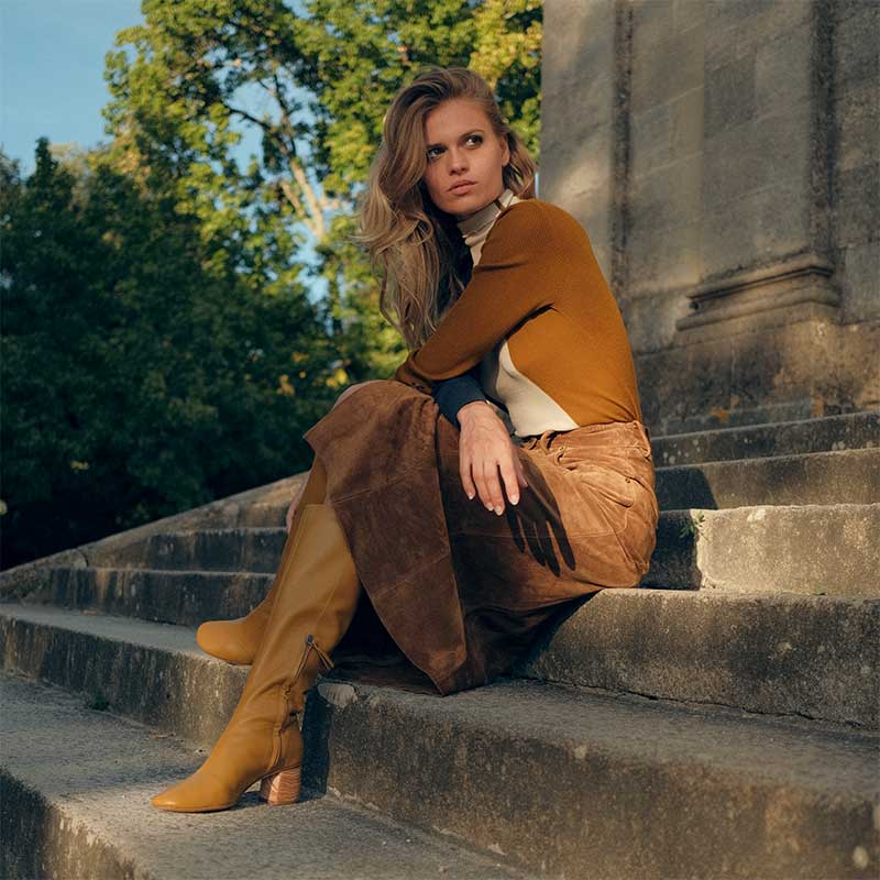 Look bottes en cuir nappa Forte Forte Look bottes en cuir nappa Forte Forte