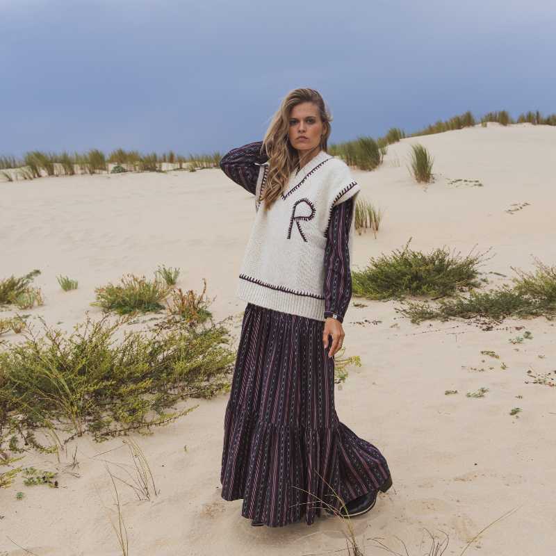 Ensemble robe et gilet bsbee Look layering robe et gilet bsbee