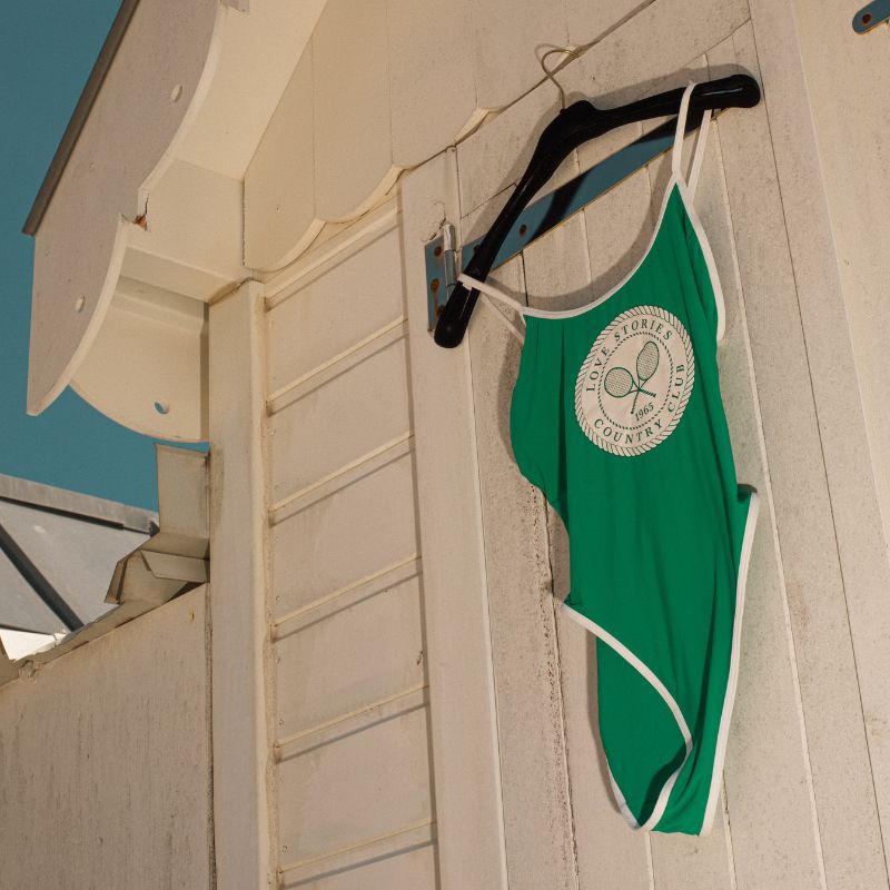 Maillot 1 pièce vert Love Stories